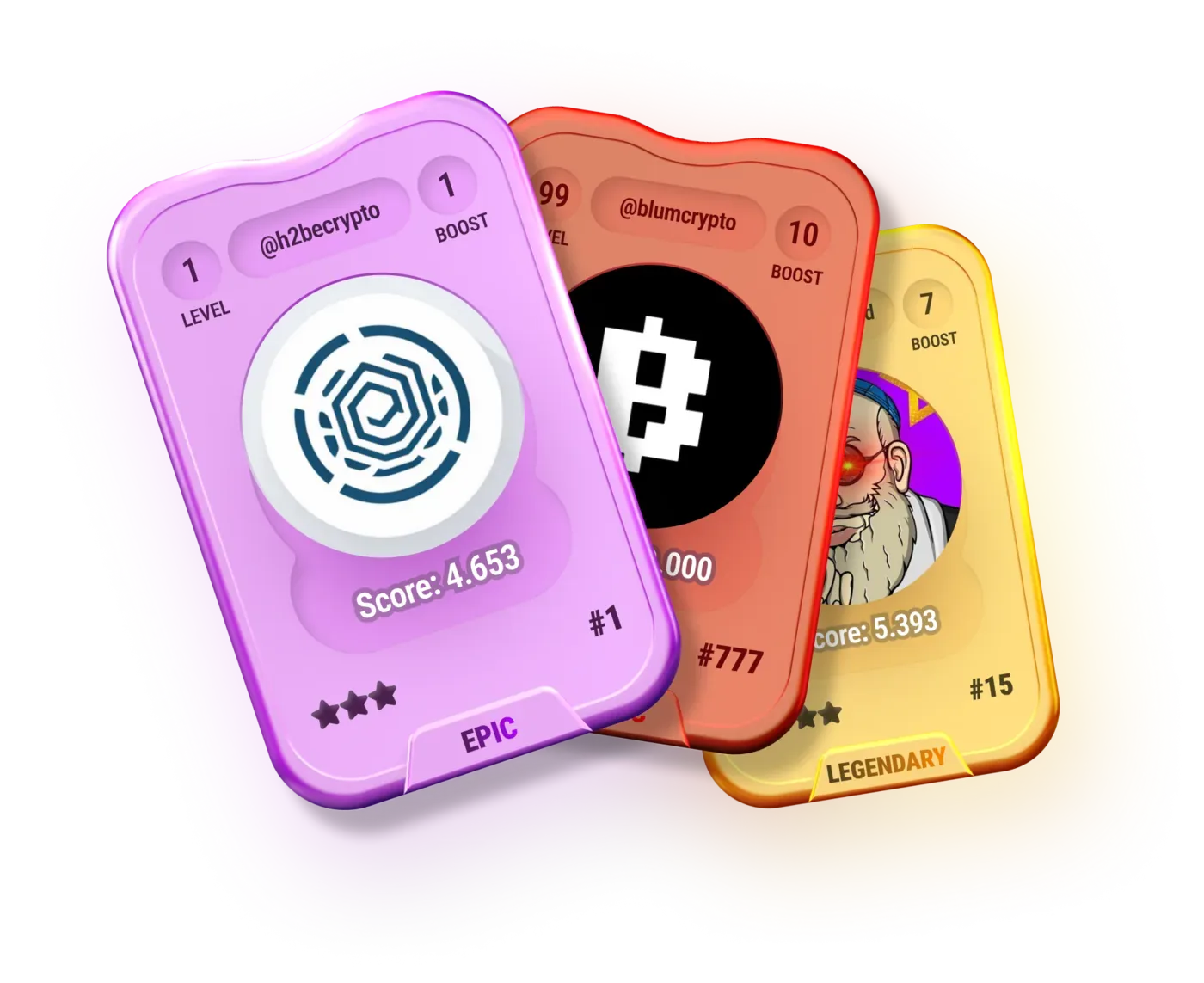 Influencer trading cards